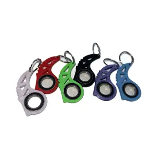 Ultimate Spinning Fidget Keychain in Durable PLA Plus Material with Smooth Bearings for Engaging Hands-On Fun in Multiple Colors