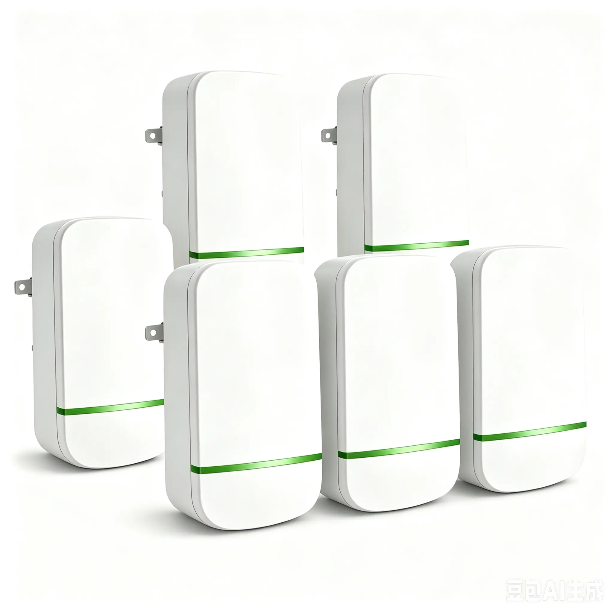 Plug-In Power Box with US Plug 2026 Updated Design Compatible with 90–250V Input Range