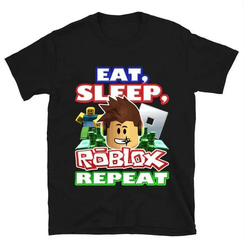 Eat Sleep Drink Repeat Roblox Gamer T-Shirt Roblox Eat Sleep Drink Repeat Funny Gaming Shirt Kids Roblox Gamer Life Eat Sleep Drink Repeat Tee