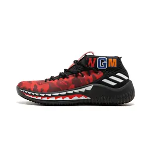 DAME4 Bape "Red Shark ABC Camo"
