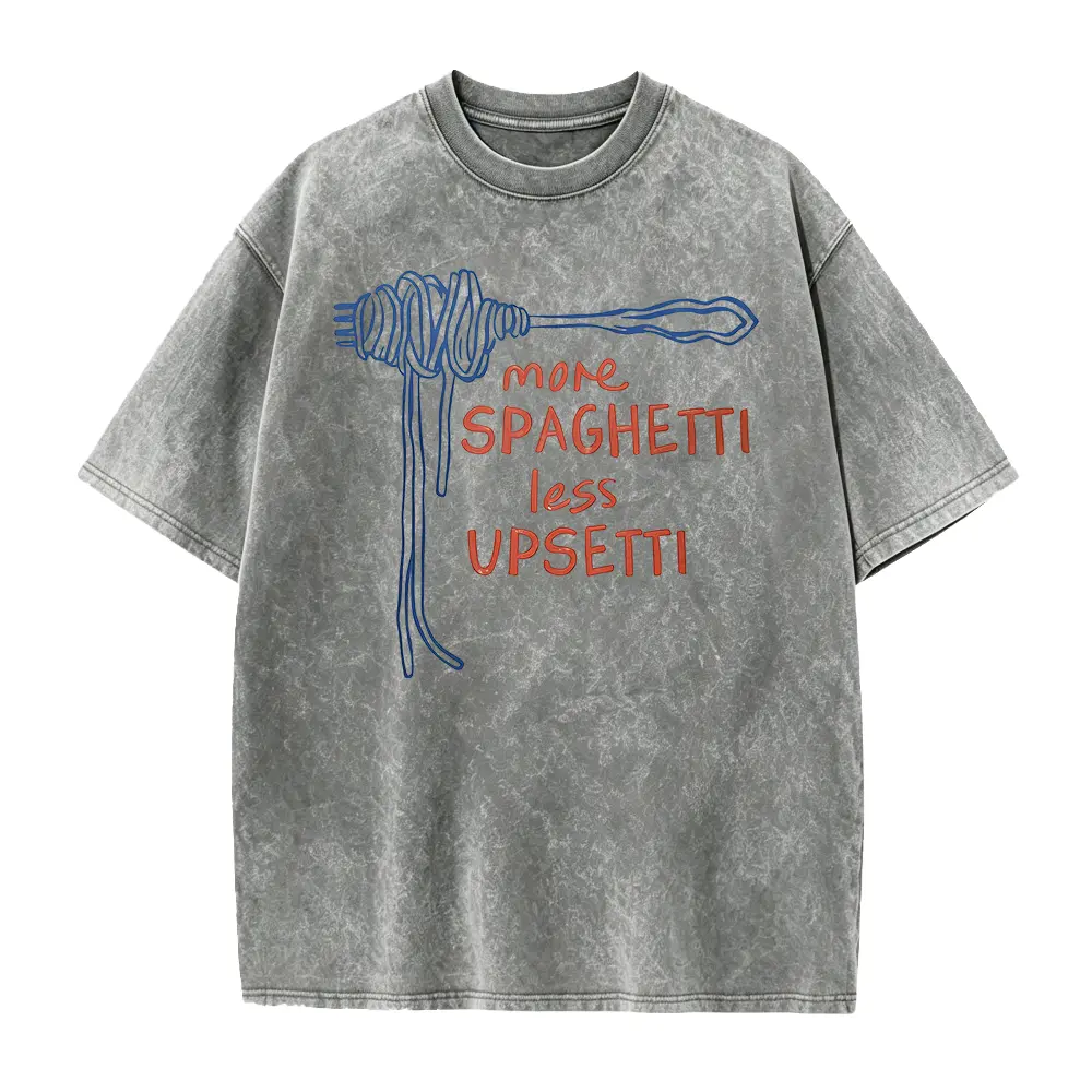 Washed T-shirt-Grey