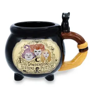 Disney Hocus Pocus Sanderson Sisters Cauldron Sculpted Ceramic Mug | 20 Ounces Disney Hocus Pocus Sanderson Sisters Cauldron Sculpted Ceramic Mug | 20 Ounces