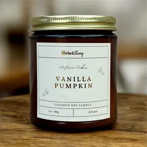 Vanilla Pumpkin - Vanilla, Marshmallow, and Pumpkin Scented Candle