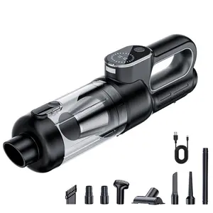 High-Power Car Vacuum Cleaner, Blower Integrated, Brushless Motor, Super Strong Suction, Portable Handheld, USB Rechargeable, Wireless Design, Car Vacuum Kit