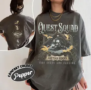Onyx Storm Quest Squad Shirt, Quest Squad Ridoc Comfort Colors Shirt, Fourth Wing Sweatshirt, Basgiath War College Sweater, Onyx Storm Inspired Shirt, Fantasy Reader, Bookish Gift