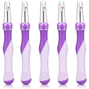 5 Pack  and Thread Seam Ripper,  Stitch Ripper Set for Sewing,  Non-Slip Handle Seam Rippers, Handy Stitch Remover Tool for Embroidery  Stitch Knitting Crafting