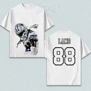 [Youth & Adult] Ceedee Lamb 88 Celly Graphic For Cowboys Nation High-Quality 100% Cotton T-Shirt (Made In US), Ceedee Football Shirt, Game Day Outfits, Gift For Football Fans, Football Graphic Tee
