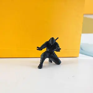 Cartoon Warrior Pen Stand, Unique Personalized Desk Organizer, Creative Office Accessory, Stylish Workspace Decor