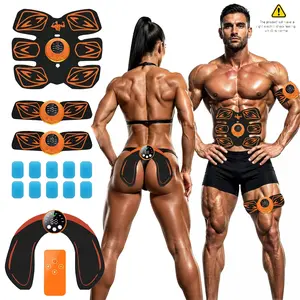 Abs Stimulator, Smart Butt Massager, Muscle Stimulator, Abdominal Trainer, Waist and Hip/arm/leg Combo Trainer, Fitness Equipment for Men and Women