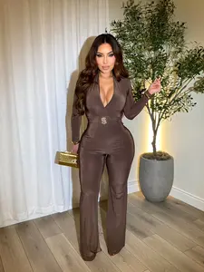 Unforgettable Mocha Jumpsuit Unforgettable Mocha Jumpsuit