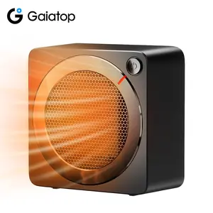 GAIATOP Mini Space Heater 500W PTC Fast 2s Heating Energy-Saving Portable for Office Desk & Home Winter Must-Have with Overheat & 45° Tip Over Safety