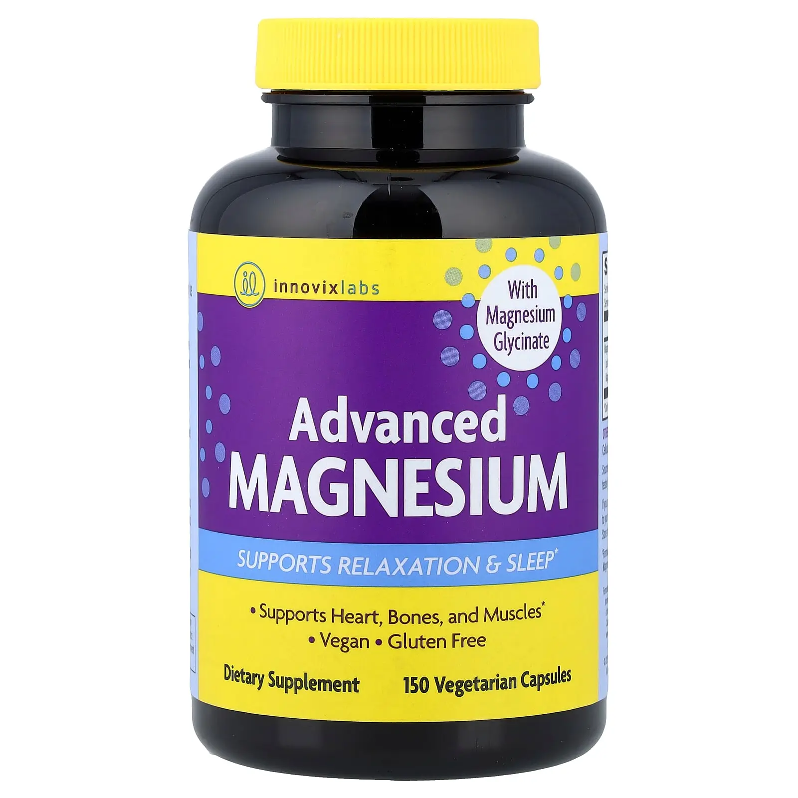 InnovixLabs Advanced Magnesium, 150 Vegetarian Capsules (105 mg per Capsule)