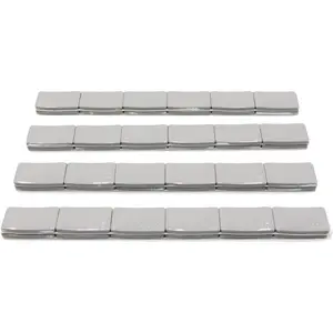 1/2 Oz Grey Steel Adhesive Backed Wheel Weights 48 pcs(24 Oz Pack)