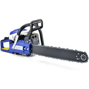 58cc Gas  20-Inch Guide Bar 2-Cycle Gas  Chain  with Anti-Vibration Handle for   Tree Trimming Farm and Garden Use