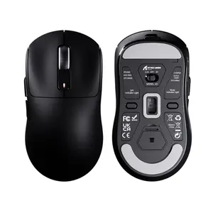 Wireless Mouse Attack Shark X3 with Anti-Slip Sticker, Pixart Paw3395 Gaming Sensor, 26000 Dpi, 650 IPS, Lightweight Macro Mouse