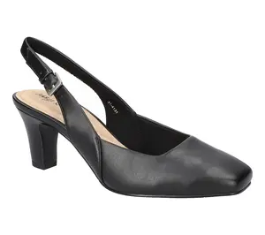 Easy Street Square Toe Slingback Pumps-Ritsa