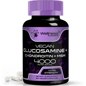 Glucosamine Chondroitin MSM, Joint Support, Back Pain, Knee Pain - Triple Strength