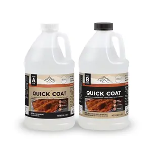Quick  1 Gallon  Fast Curing Liquid Epoxy for DIY Woodworking Projects Like River Tables, Geodes, Steel Inlays, Crack Filling, Seam Sealing and ing 3D Objects