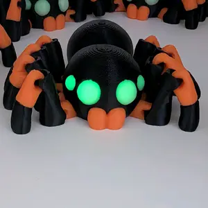 Flexible Spider Keychain