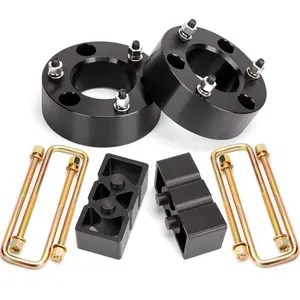 Lift Kit for F150, 3" Front Strut Spacers & 2" Rear Aluminum Block with U-Bolts, Front and Rear Full Suspension Leveling Kit for 2004-2020 Ford F-150 2WD 4WD