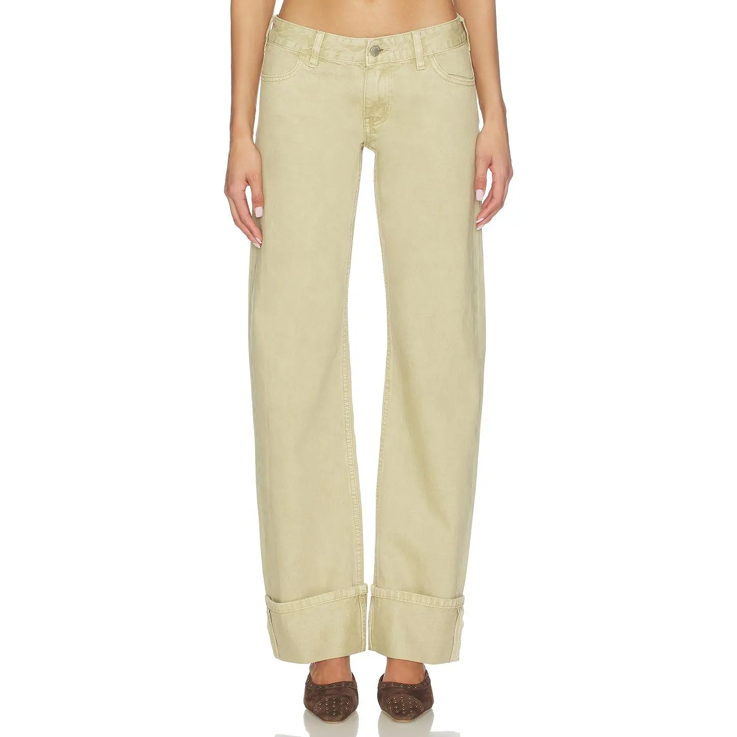 With Jean Agnes Jeans in Stone Wash