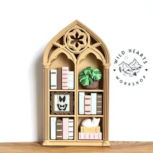 Cottage Core Bookcase Clicker Fidget