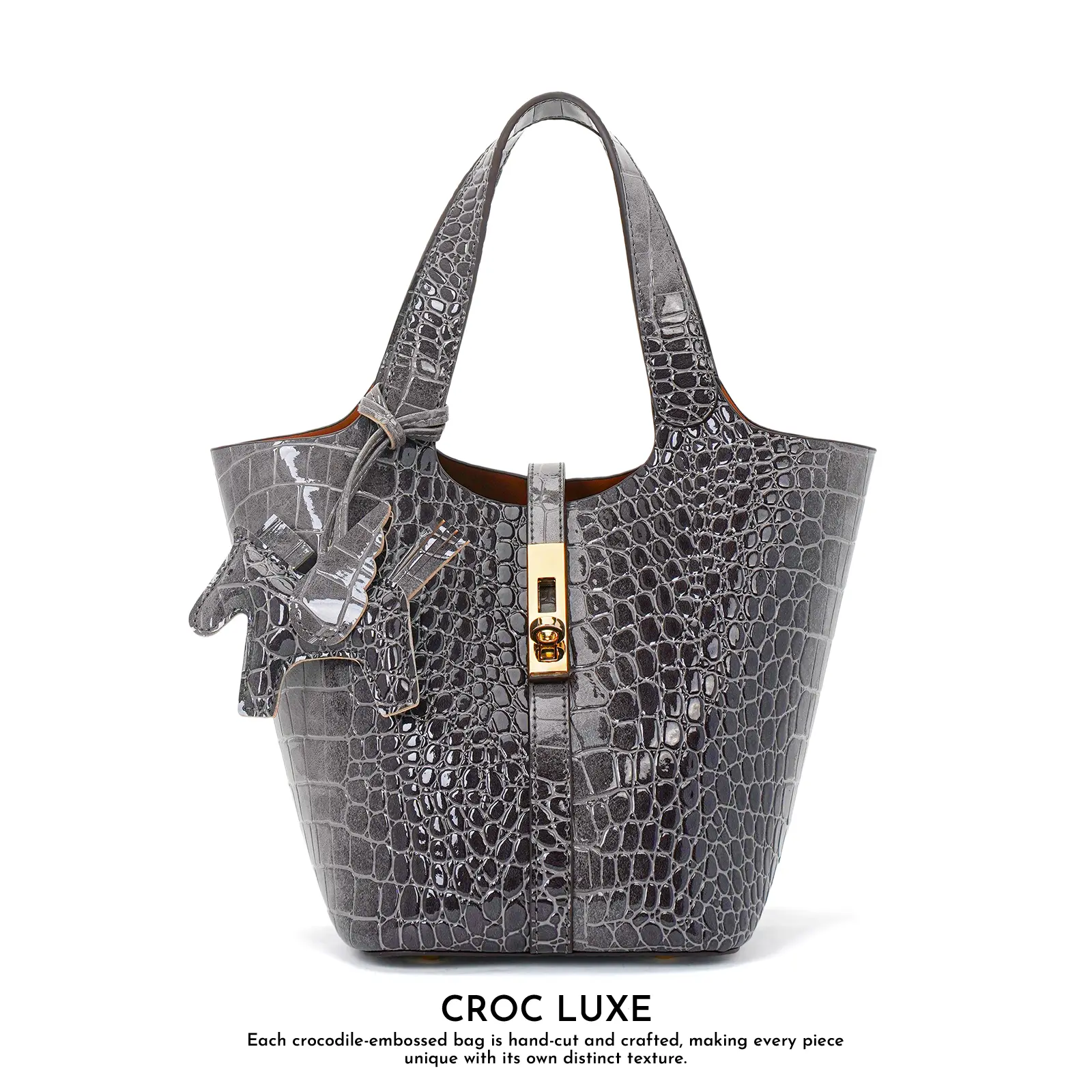 CROC LUXE-Dark Gray