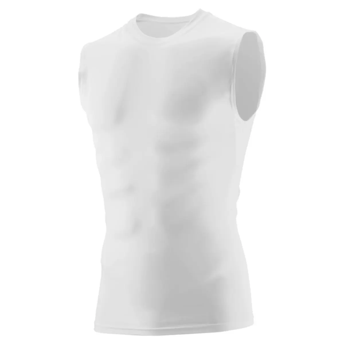 Women's Compression Tank Top - Tightly Fitted Solid Plain Base Layer Shirt with Anti-Odour 4-Way Stretch, Gym Workouts, Tightly Fitted Shirts, Moisture Wicking Shirts, Polyester Blend
