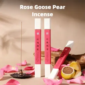 Rose Goose Pear Incense Sticks Agarwood & Sandalwood Aromatherapy for Home Tea Drinking Meditation & Yoga Enhance Relaxation fragrance