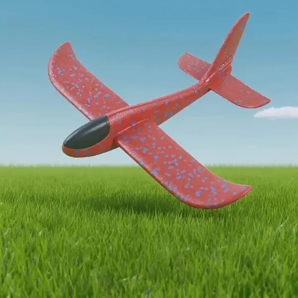 2PCS Giant Foam Glider Planes - Kids Toys for Ages 6-8/6-8 Years, Lightweight Durable Foam Aviation Toys, Smooth Glide Hand-Thrown Outdoor Aircraft, Children Development Gift for Kids Who Love Aviation