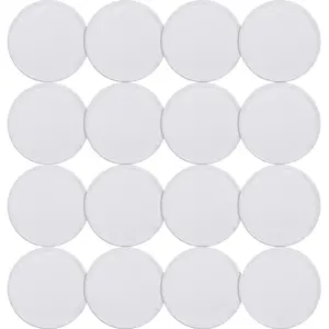 Round Sublimation Patch  Iron (White Border)
