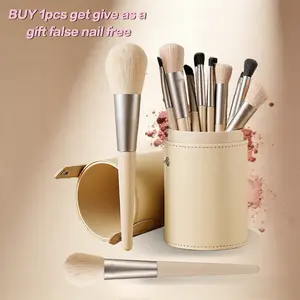 YOYUTOX 12-Piece Makeup Brushes Set Professional Foundation & Eyeshadow Brush Kit for Powder/Liquid/Cream – Soft Synthetic Hair – Perfect for Daily Use & Travel – Women Makeup Tools