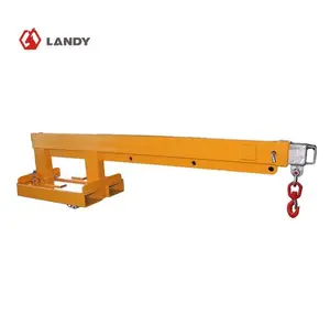 Forklift Long Mobile Crane Lifting Hoist Jib Boom 5500lb Capacity