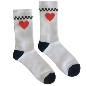Heart Crew Socks