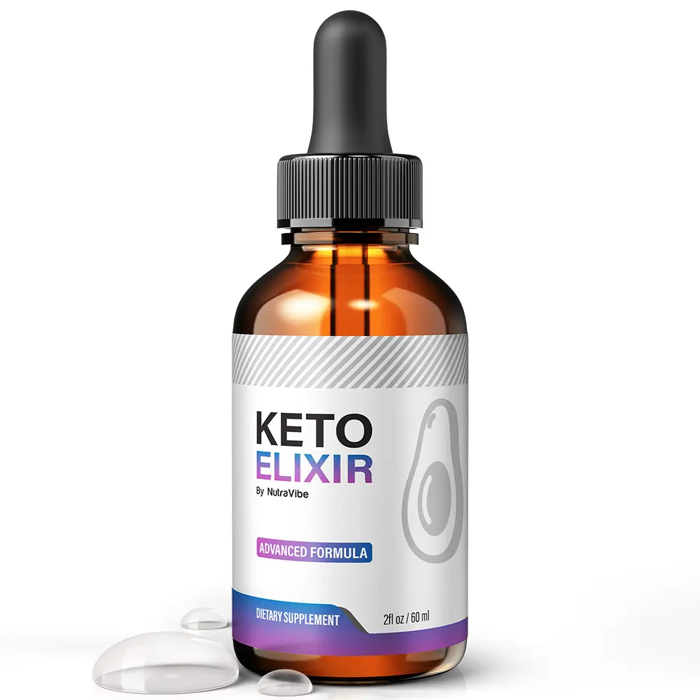 Keto Elixir Drops - KetoElixir Advanced Natural Dietary Supplement with 121mg Proprietary Blend for Health & Wellness