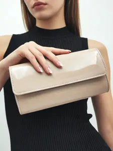 Elegant Solid Color Women's Patent Leather Envelope Clutch Bag, High-End Evening Handbag, Magnetic Closure, Perfect for Parties, Weddings, Birthdays