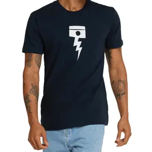 Pisstin Tee - Navy Quarterback Security Graphic Tee - Bold Protector Lettering T-Shirt for Men Gym Training - Vintage Sports Aesthetic Workwear Hip Hop Streetwear | TikTok Shop Hot