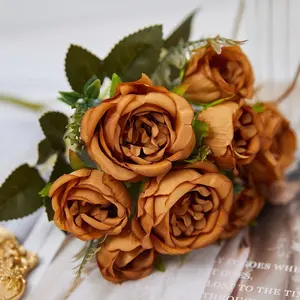 2 Bundles Silk Peony Artificial Decorative Flowers, Realistic Multi-Layer Petals with Leaf Accents, Non-Fading Plants for Living Room Home Decor, Ideal for Wedding Ornaments