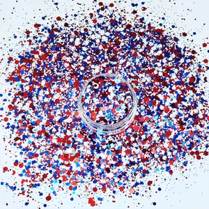 Let Freedom Ring (Dot Shape Chunky Glitter)