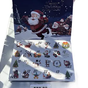 Christmas Advent Calendar Full of 3D Printed Mini Figurines for Collectors and Enthusiasts Daily Reveals