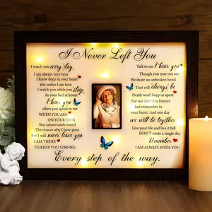 Sympathy  LED Shadow Box 2x3 Picture Frame - Memorial Gifts for Loss of Mother Mom Dad Father, Bereavement Ideas in Memory Loved  Gifts, Condolences Rememberance Grief Funeral
