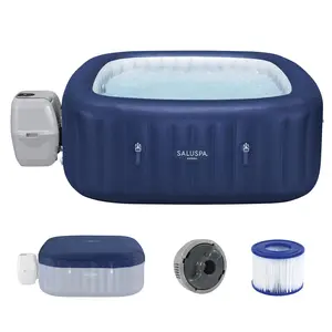 SaluSpa Hawaii Energy-Smart AirJet 4-6 Person Inflatable Hot Tub w/ App-Control