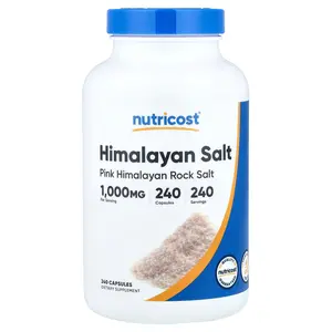 Nutricost Himalayan Salt , 1,000 mg , 240 Capsules