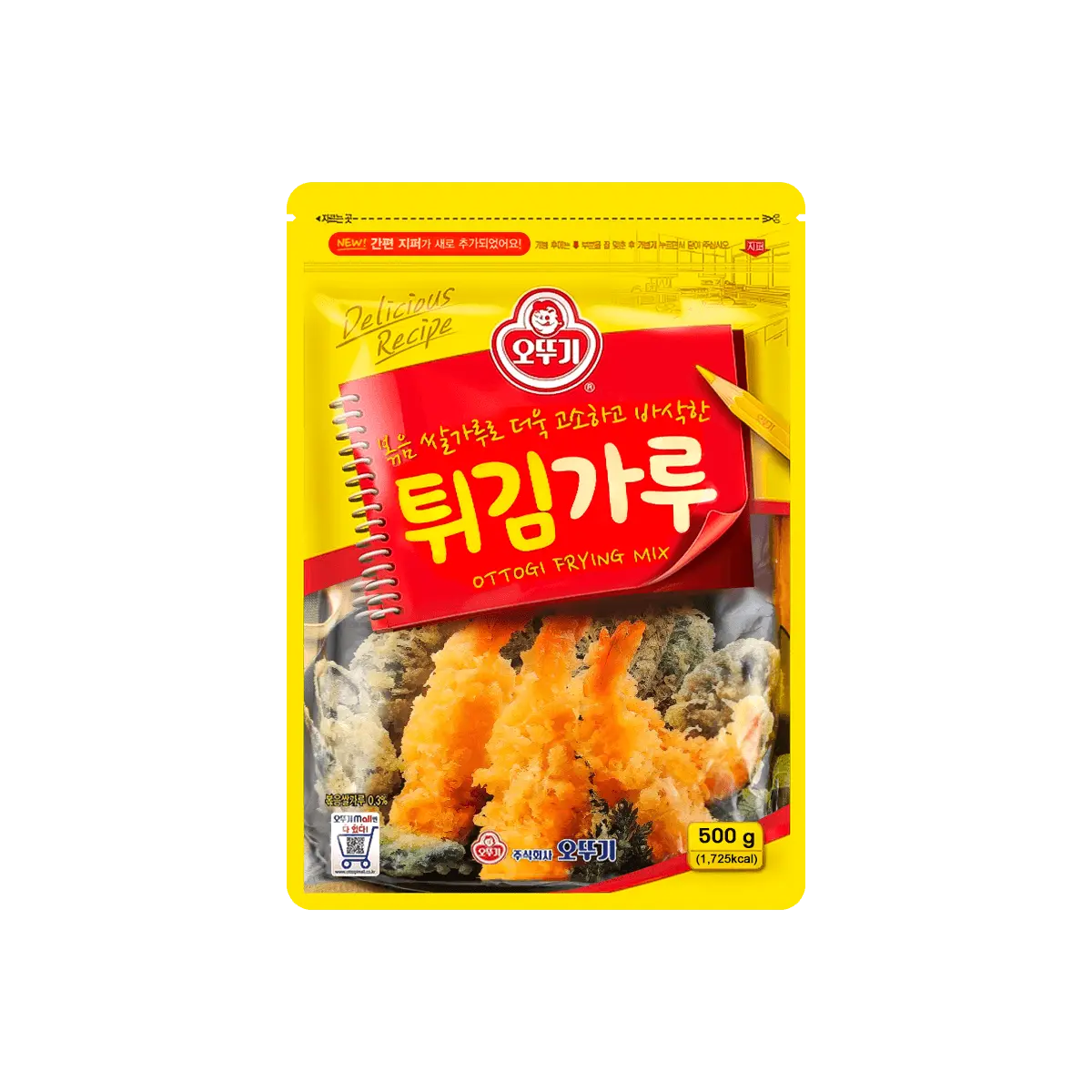 OTTOGI Korean Crispy Frying Mix - 500g Tempura Batter for Perfect Crunchy Fried Foods OTTOGI Korean Crispy Frying Mix - 500g Tempura Batter for Perfect Crunchy Fried Foods