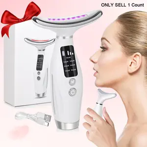 Facial and Neck Massager, Beauty Neck Instrument, Skin Care Face Massager, Vibration Rechargeable Personal Massager, Mother's Day Gifts, Facial Beauty Massagers