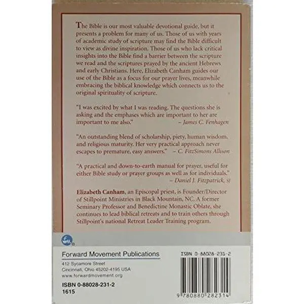 USED-Praying the Bible by Elizabeth Canham (Paperback)