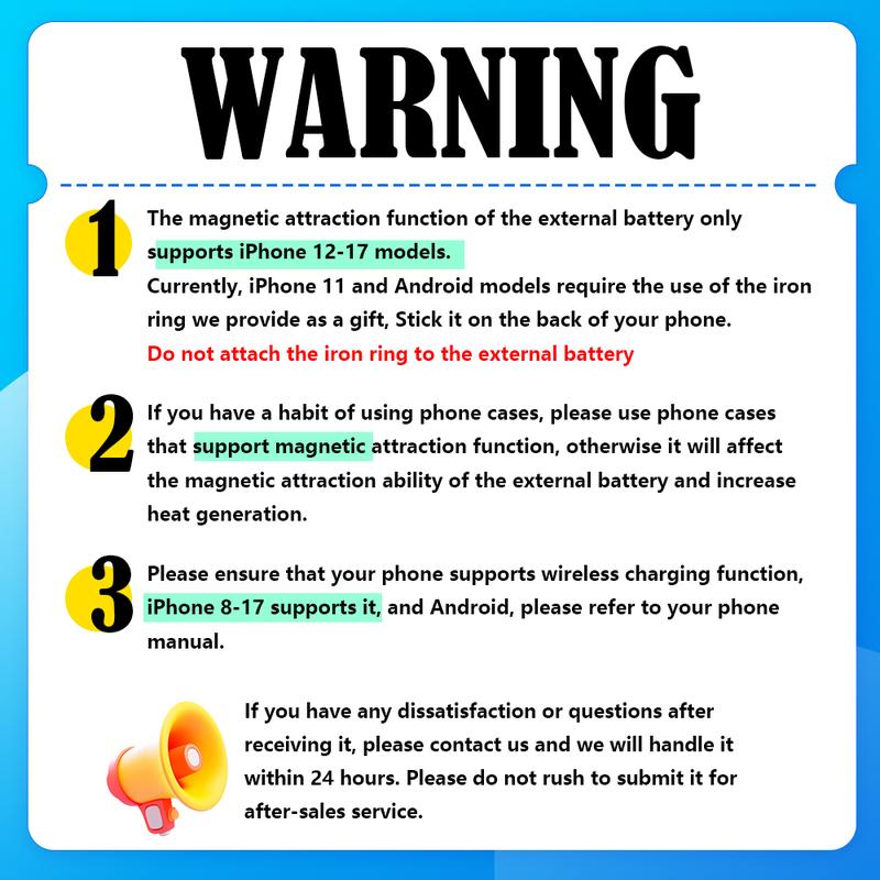 2 in 1 5000mAh Magnetic Power Bank, Wireless Portable Charger, Fast Charging MagSafe Battery Pack for iPhone 17/16/15/14/13/12/Plus/Pro Max, Compact Device Smartphone Chargeable