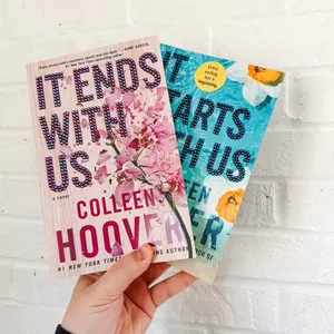 Bedazzled "It Ends With Us" and "It Starts With Us" Bundle | by Colleen Hoover | New York Times Bestselling Author