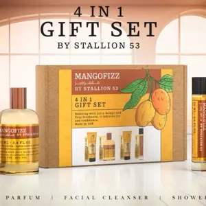 Mangofizz 4 in 1 Gift Set Emper Eau de Parfum 3.4oz Made in UAE