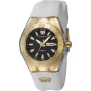 Technomarine Women's TM-122022 Cruise Monogram Quartz 3 Hand Black Dial Watch